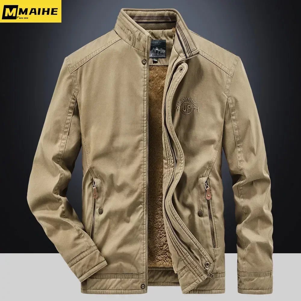 

2023 Parkas Bomber Male Fashionable Motorcycle Jacket Camping Heating Work Wear Casual Coat Men's Custom Tactical Clothing Coats