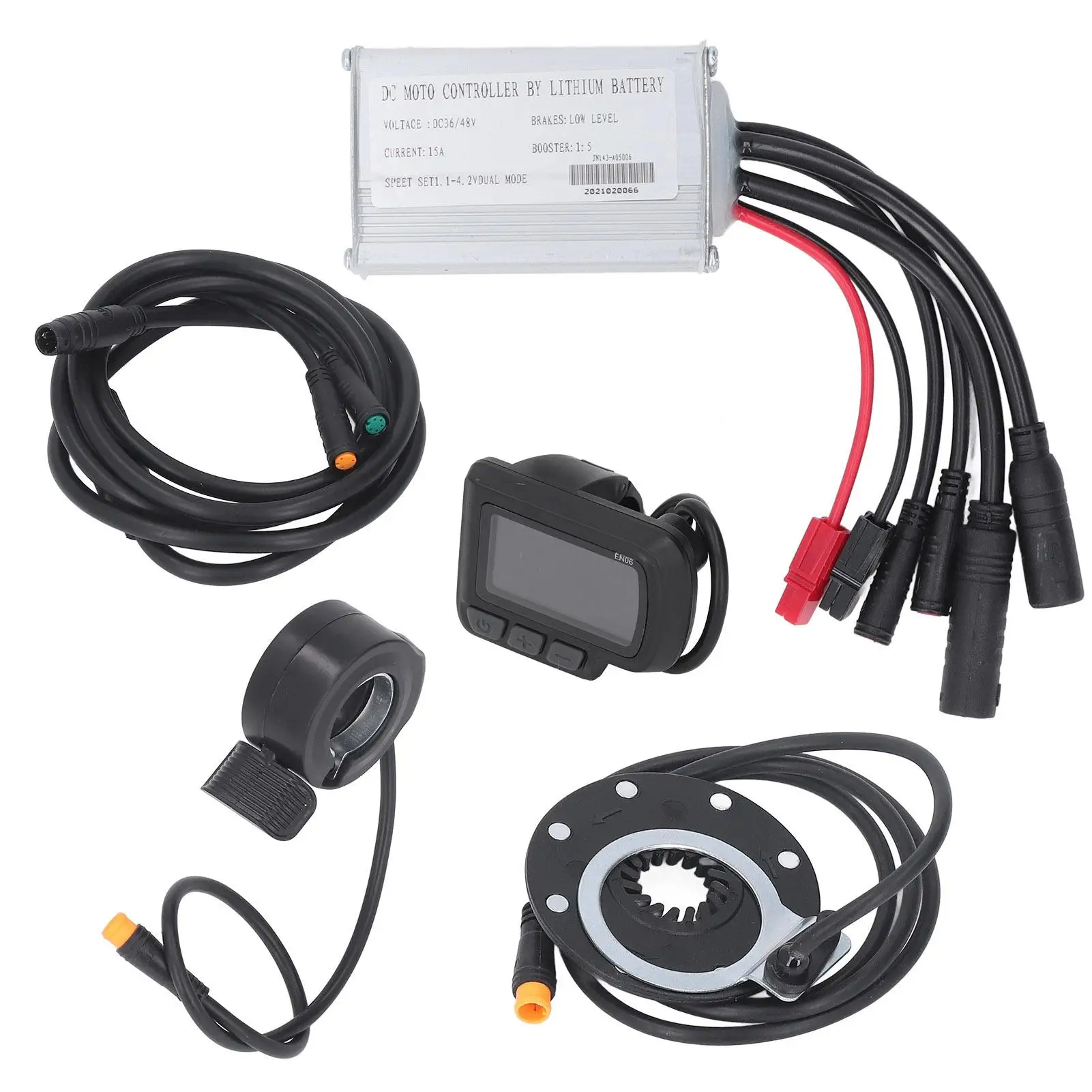 36V 48V 250W 350W Electric Bike Motor Controller & EN06 Display Kit for Scooter Upgrade