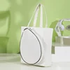 White Tennis Bag Female Single Shoulder Bag Portable Tennis Racquet Bag Tenis Large Capacity Canvas Tennis Racket Bag Waterproof 1