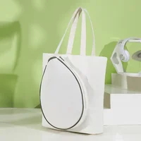 White Tennis Bag Female Single Shoulder Bag Portable Tennis Racquet Bag Tenis Large Capacity Canvas Tennis Racket Bag Waterproof 1