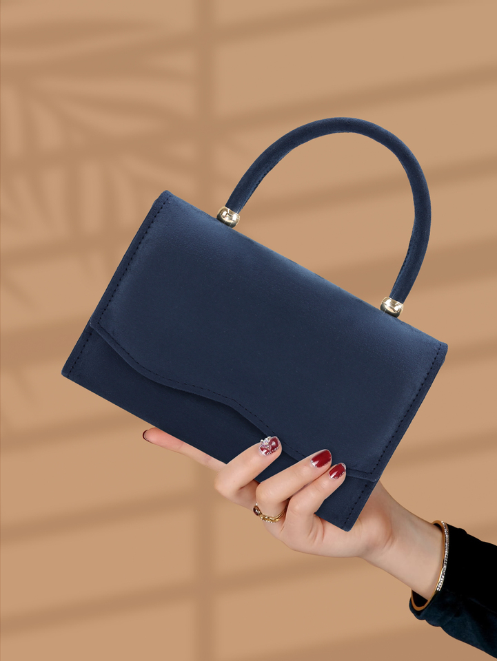 1pcs Luxury Solid Color Women's Handbag,Gorgeous Fashion Party Evening Bag Shoulder Crossbody Bag with Detachable Metal Chain.