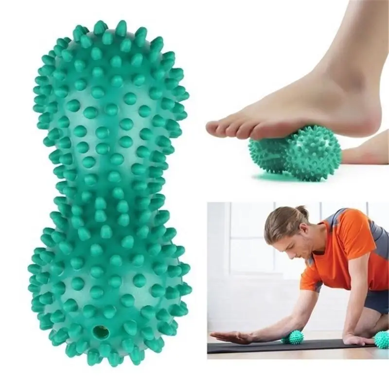 

Spiky Roller Ball Massage Foot Reflexology Relieve Muscle Pain Stress Foot Massage Yoga Sports Fitness Massager Ball Roller