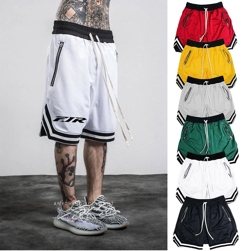 

2023 Summer FJR 1300 MOTORCYCLE Logo Print Solid Color Sweatpants Casual Drawstring Elastic Waist Breathable Sports Beach Pants