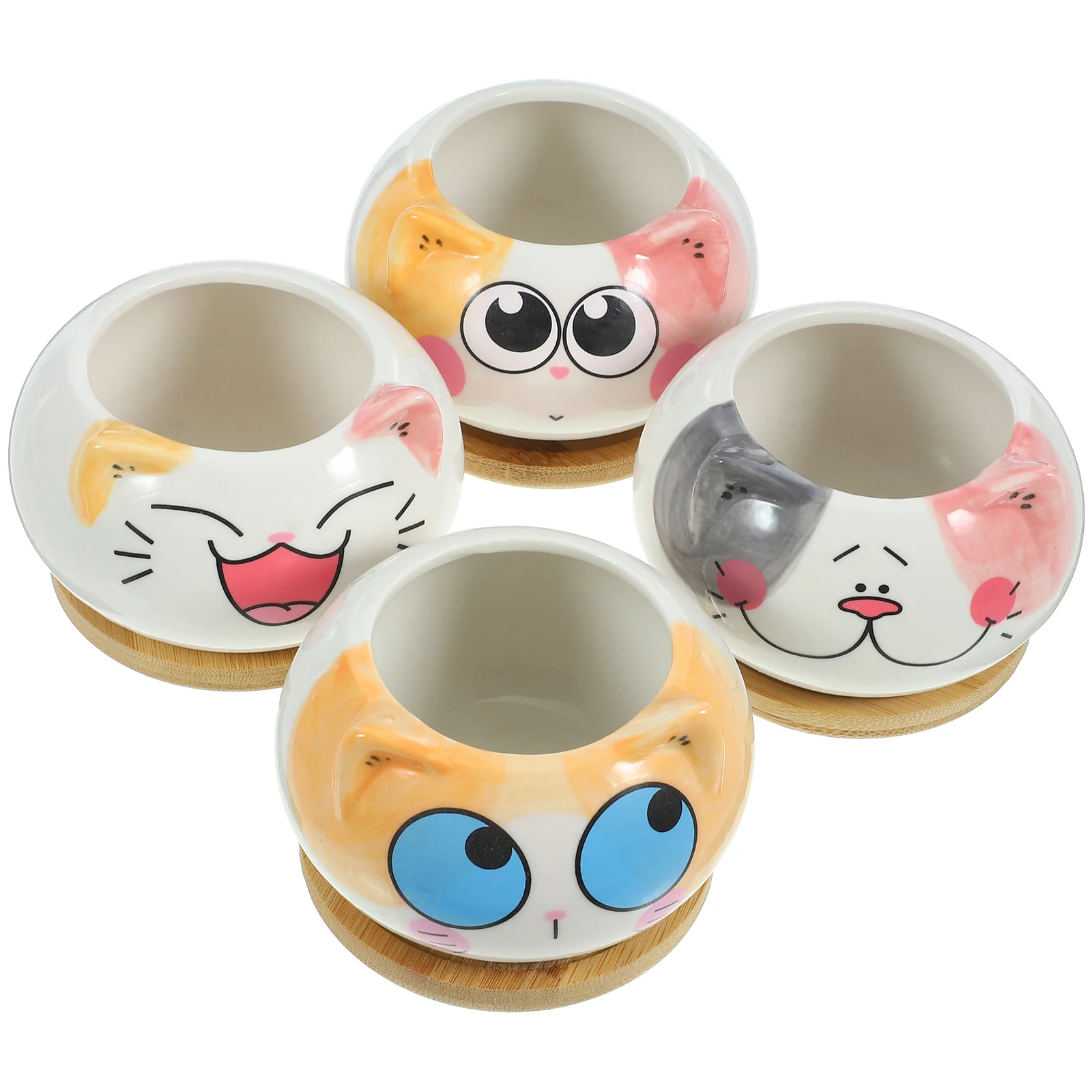 

4 шт., декоративные цветочные горшки для дома