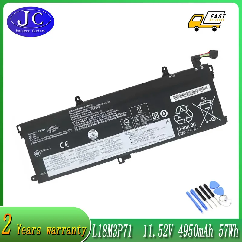 Jcljf Nuova Batteria Per Laptop Muslimex Per Lenovo Thinkpad T590 P53S Thinkpad T15 P15S Gen 1 2 Muslimatexlimatext00104C
