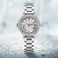 Suoer 2023Top Brand Luxury Leisure Women's Watch Quartz Watch Waterproof Fashion Exquisite Design Stainless Steel Women's Watch 1