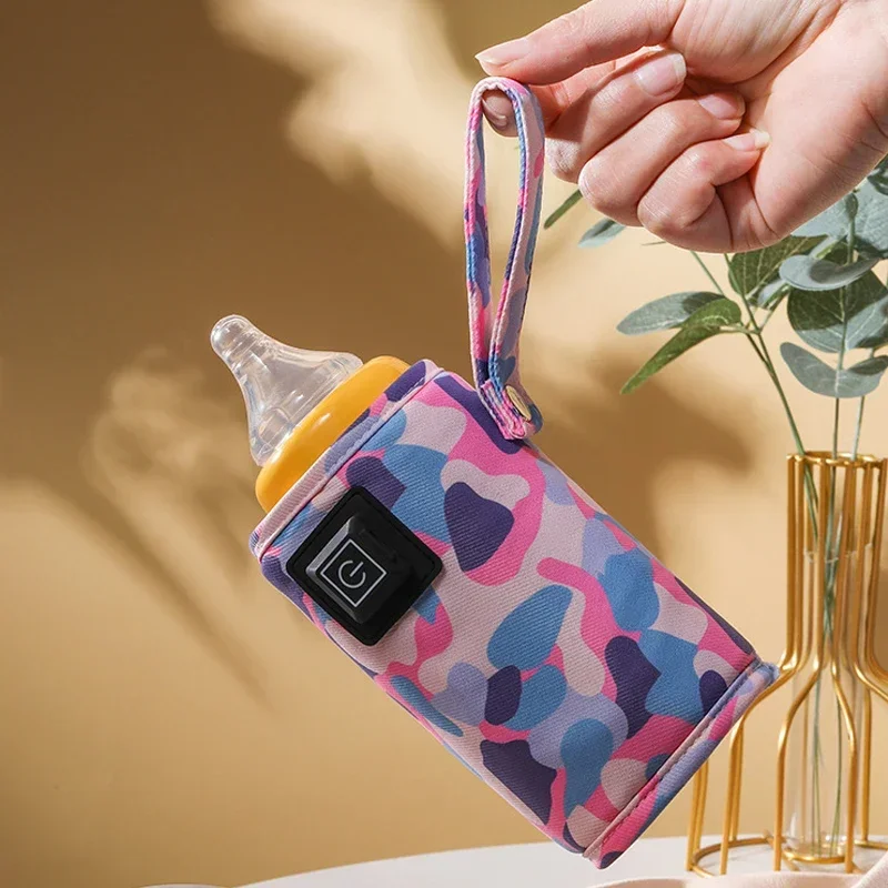 3 Gears Baby Milk Bottle Thermal Bag USB Universal Nursing Bottle Feeding Heater Portable Baby Milk Heat Keeper Traveling bottle warmer milk bottle heater