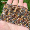 A+ Natural Namibia Pietersite 4mm Faceted Beads for Jewelry Making DIY Bracelet Necklace Accessories, Petrified Wood 4