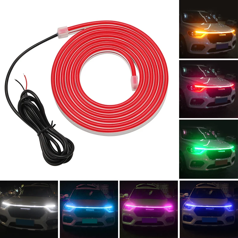 2M Waterproof Car Hood LED Light Strip 2