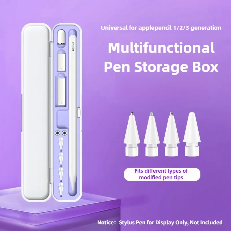 Pencil Cases 1st Box for Apple Pencil 1/2/3 Cover Gen for Apple Pencil 2nd Generation Stylus Pen Holder Protective iPad Pen Accessories