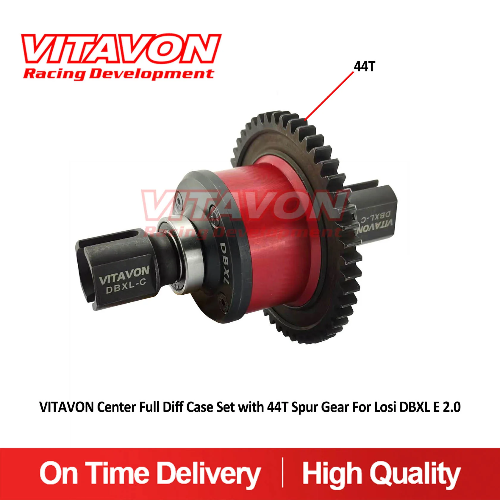 

VITAVON Center Full Diff Case Set With 44T Spur Gear For Losi DBXL E 2.0