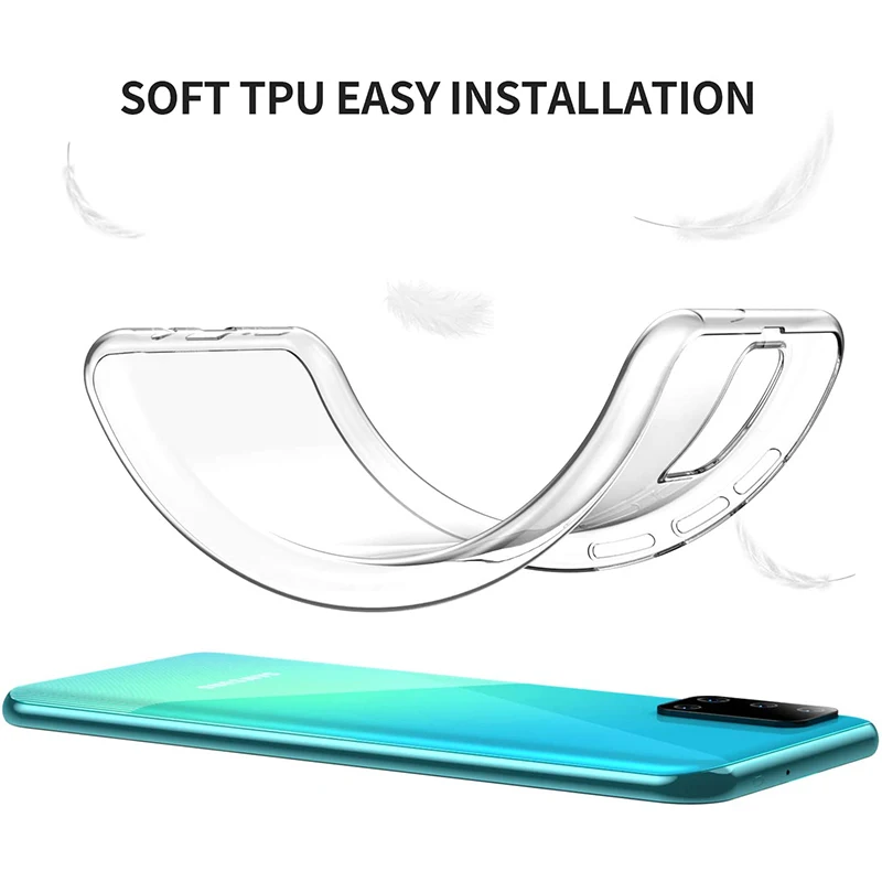 Crystal Clear Soft TPU Phone Case - Transparent Protective Cover