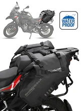  Rhinowalk Motorcycle Bag 28L Waterproof 2 Pcs Universal Fit Motorcycle Pannier Bag Saddle Bags Side Storage Fork Travel Luggage 