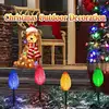 Pathway Lights Solar Powered 5X Rhombic Pathway Lights For Gardens Solar Garden Light Long Lasting Outdoor Lighted Stake 1
