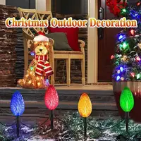 Pathway Lights Solar Powered 5X Rhombic Pathway Lights For Gardens Solar Garden Light Long Lasting Outdoor Lighted Stake 1