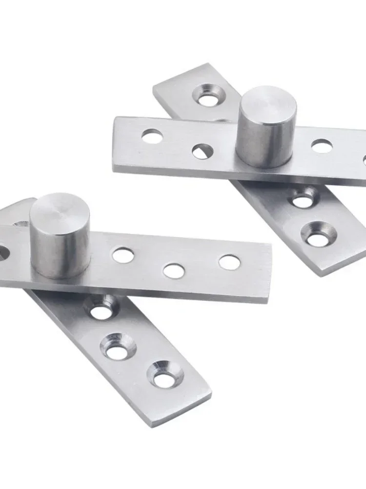 Stainless Steel Rotating Door Hinge, 360 Degree Rotation Axis, Up and Down Locating Shaft, Hidden Pivot, Supplies