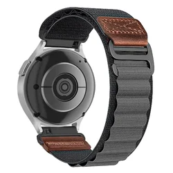 Versatile Nylon Wristband Strap - 18mm, 20mm, 22mm Sizes - 20mm Width (Dark gray)