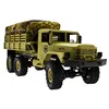 Wpl Naughty Dragon B16 1 6wd Military Truck With Canvas Rc Car Climbing Remote Control Plaything Holiday Birthday Gift Boy 3