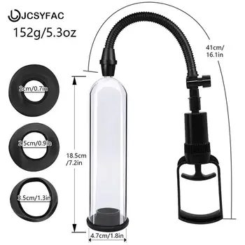 Manual Penis Enlarger Penis Pump Enhancement Extender Sex Toys For Men Male Masturbators Trainer Vacuum Pump Adult Trainer Tool 1