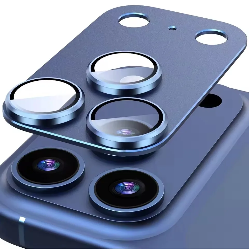 ตัวเลือกสินค้า ฟิล์มกันรอยหน้าจอและกล้อง iPhone 17 Pro Max บางเฉียบ กรอบโลหะ