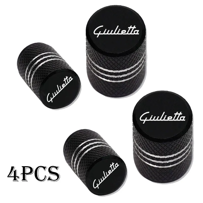 Car Wheel Tire Valve Caps Tyre Stem Covers Airdust Waterproof For Alfa Romeo Giulietta Accessories