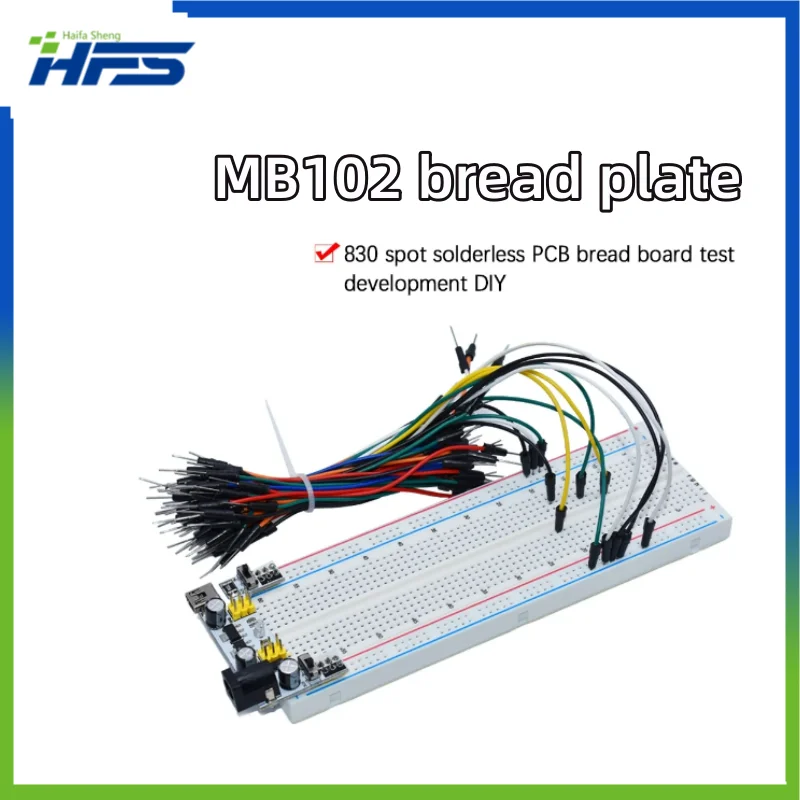 

MB-102 MB102 400 830 Points Solderless Breadboard PCB Test Development DIY for Arduino Lab SYB-830 New