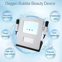 Dosettes de blanchiment de la peau de Salon 3 en 1 Co2 oxygène rajeunissement de la peau hydrate Portable bulle d'oxygène oxygène Hydro Machine faciale 2