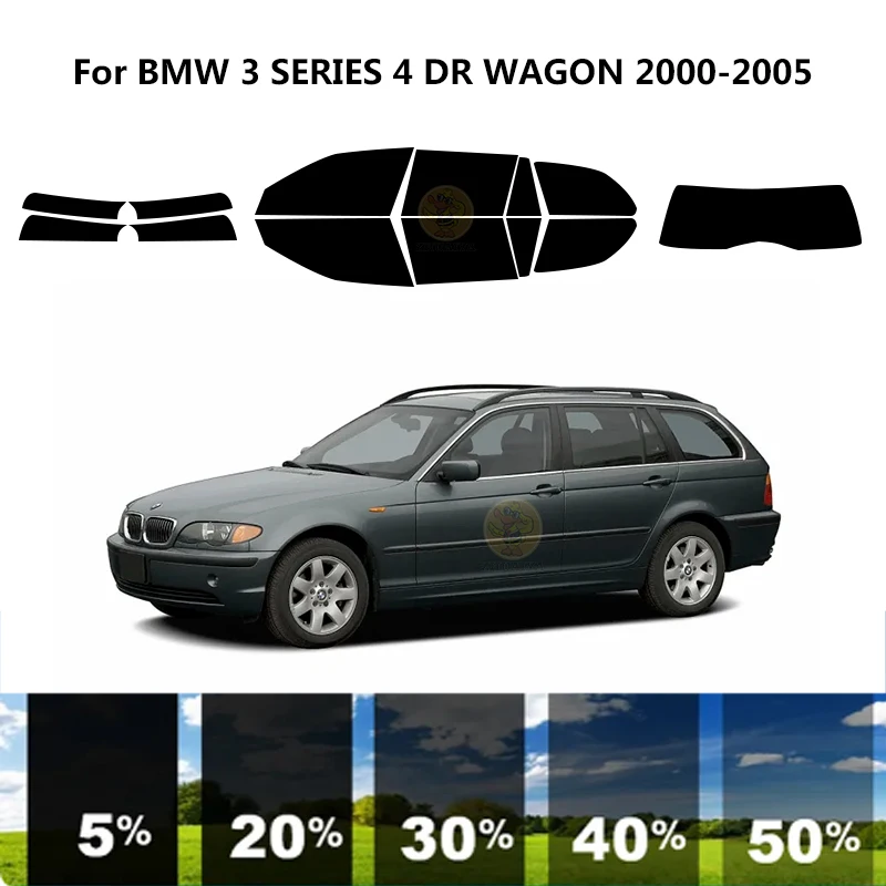 

Precut nanoceramics car UV Window Tint Kit Automotive Window Film For BMW 3 SERIES E46 4 DR WAGON 2000-2005