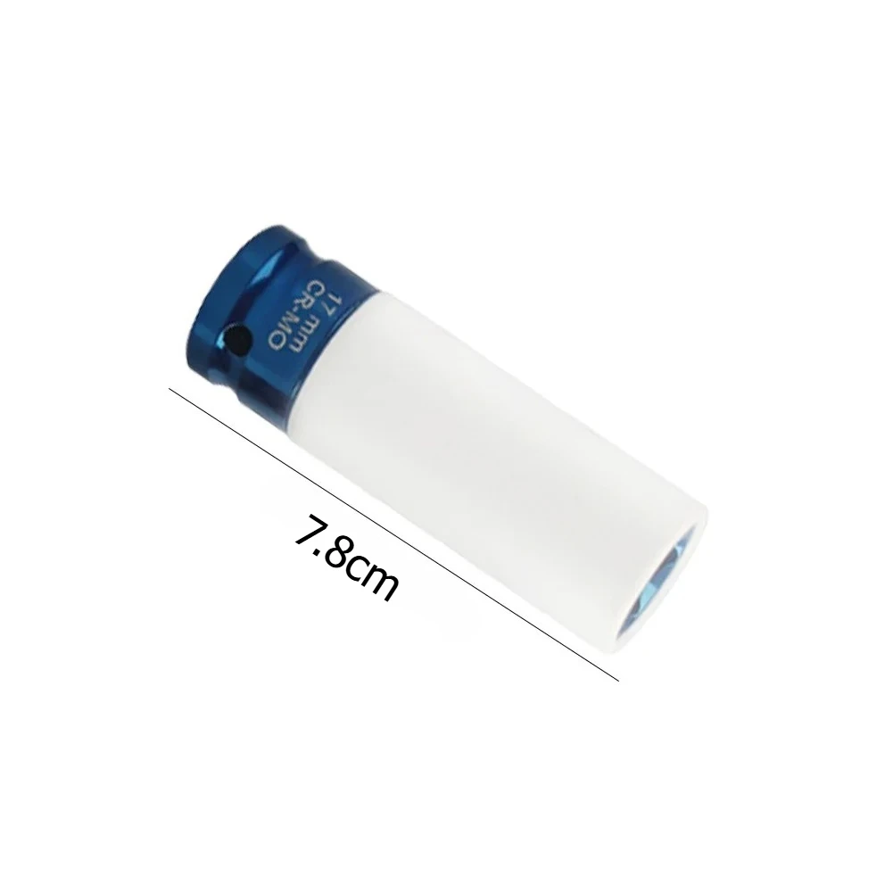 17/19/21/22mm Hex Steckdosen Pneumatische Schlüssel Reifen Schraube Hülse 1/2 Zoll Air Gun Reifen schutz Auswirkungen Mutter Buchse Auto Garage Werkzeug – Detail 10