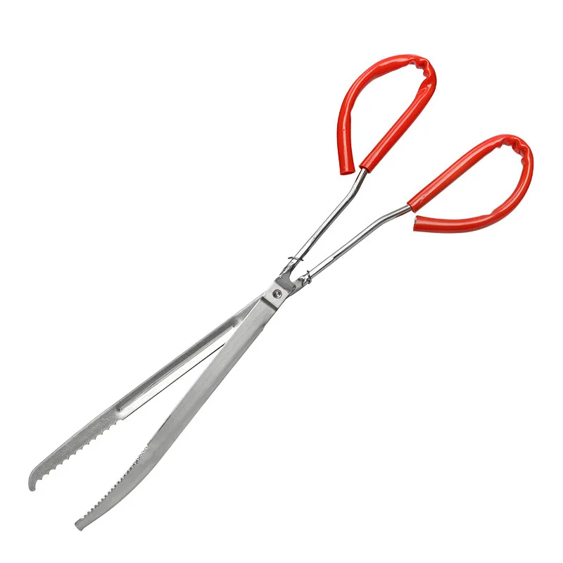 새로운 스테인레스 스틸 마그네틱 프리 피쉬 클램프 바다 탐험 도구 진흙물고기 게 바닷가재 클램프 야외 캠핑 낚시 장비