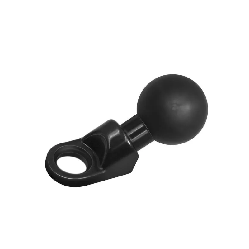Abgewinkelter Bolzenkopf Ram Mount Stützbasis mit 1 Zoll 25 mm Kugeladapter für Motorrad-Rückspiegelhalterung