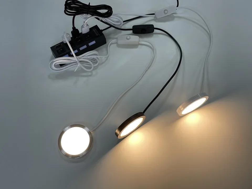 Description Picture 6 of itemSmall Micro USB LED spotlight 5V 8mm, wine cabinet, hotel restaurant cabinet, glass cabinet