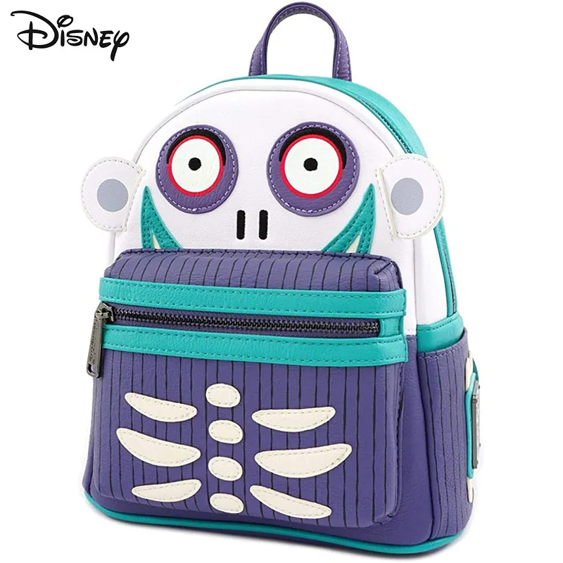 Loungefly X Nightmare Before Christmas Barrel Women Cosplay Mini Zaino Kawaii Fashion Cartoon Pu Leather Schoolbag Per Ragazze