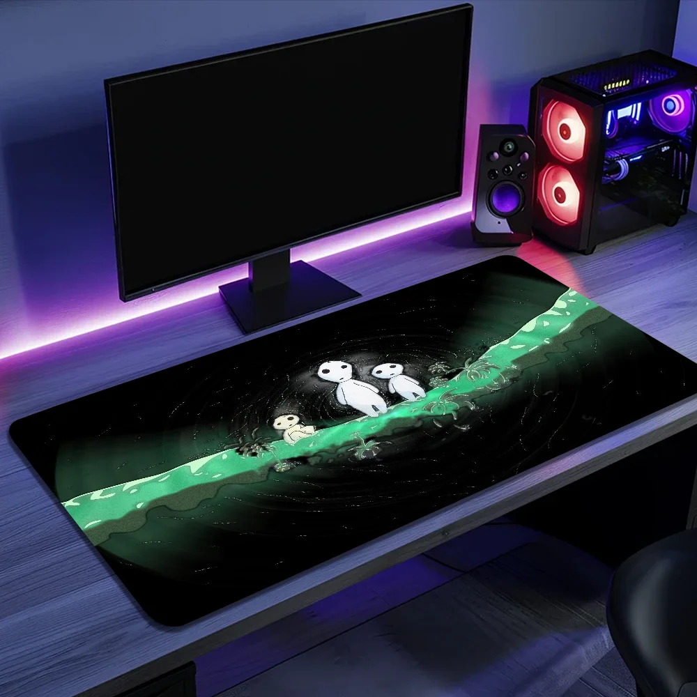 Kodama Princess Mononoke Cute Silicone Large/small Pad To Mouse Pad Game Size For Game Keyboard Pad 5