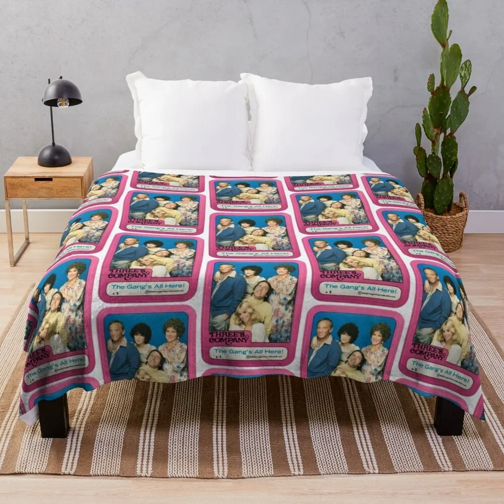 

The Threes Company Gang Throw Blanket Furrys warm for winter Blankets