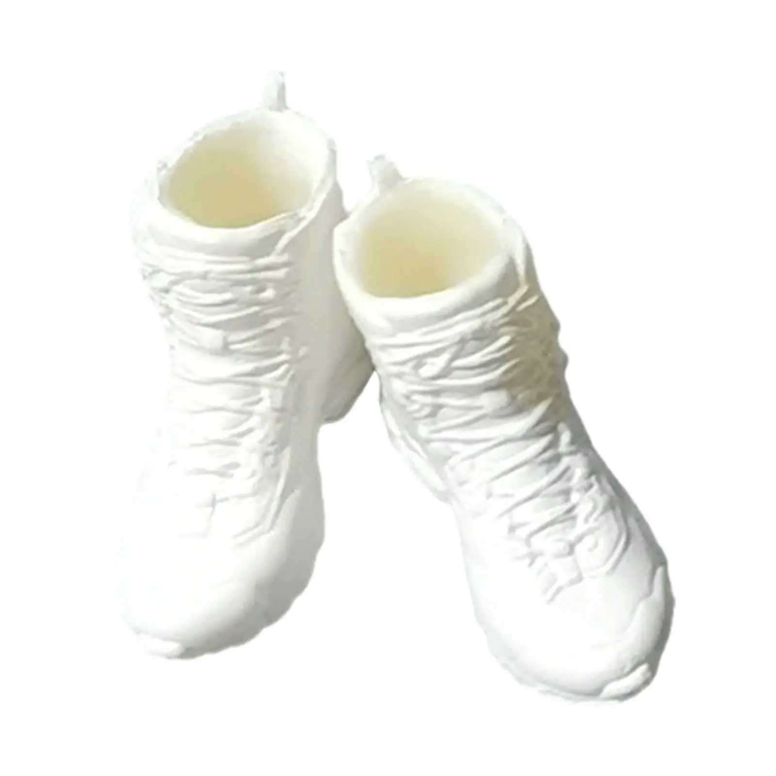 1:12 Scale 6" Male Soldier Shoes, Action Figures Shoes Decoration Parts
