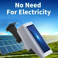 77 LED Outdoor Motion Sensor Solar Lights FloodLight Waterproof Wireless Dummy Decoy Fake Security Camera for Porch Garden Patio - Image 12