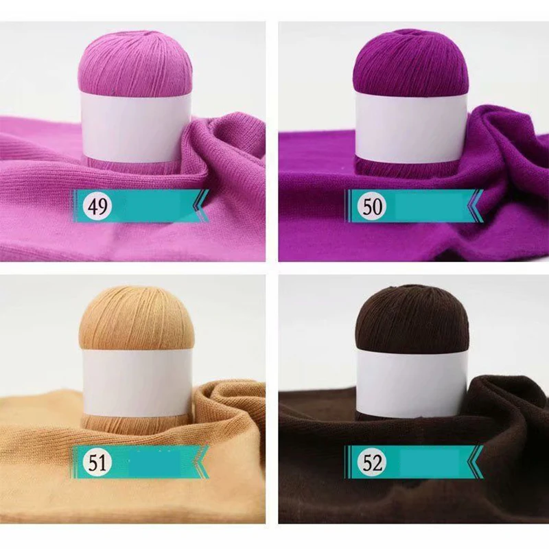 50g/Ball Plush Cashmere Wool Yarn Hand-knitted Cashmere Knitting Wool For Scarf Baby Anti-pilling Yarn 6