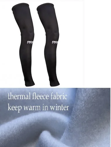 

WINTER FLEECE THERMAL 2016 ROCK RACING TEAM Men's Cycling Leg Warmers WARMER Outdoor Sports MTB Bike Bicycle Legwarmers One Pair
