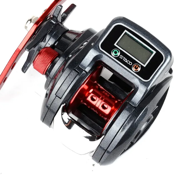 Left/Right Hand Baitcasting Fishing Reel With Line Counter 16+1 Bearings  Baitcaster Reel with Digital Display Baitcasts Wheel