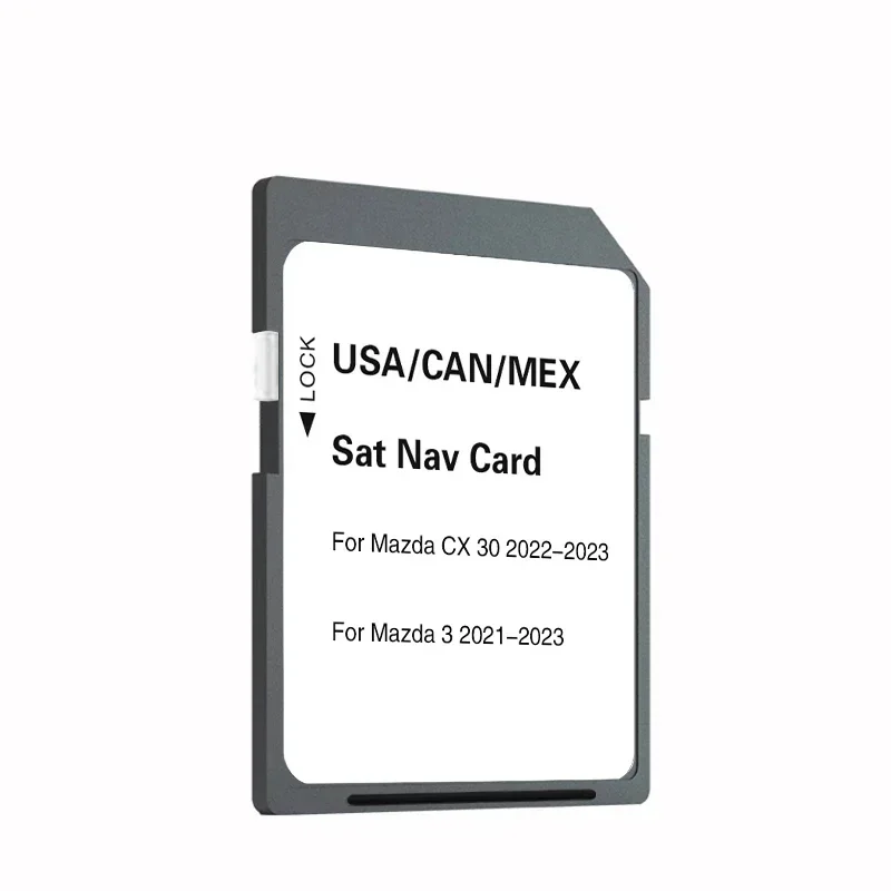Suitable for Mazda 3 Vehicle GPS Memory Sat NAV Cover USA CAN MEX Maps Data Update System SD Card