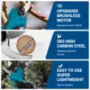 Drillpro 2 IN 1 Power Tool set Pruning Shears Electric Chainsaw Branch Pruning Saw Fruit Tree Gardening Tools For Makita Battery 6