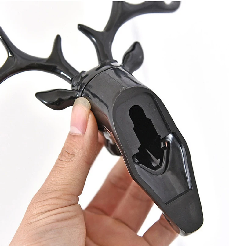Antlers Self-adhesive Hooks Keys Storage Holder Wall Hanging Decor 1p