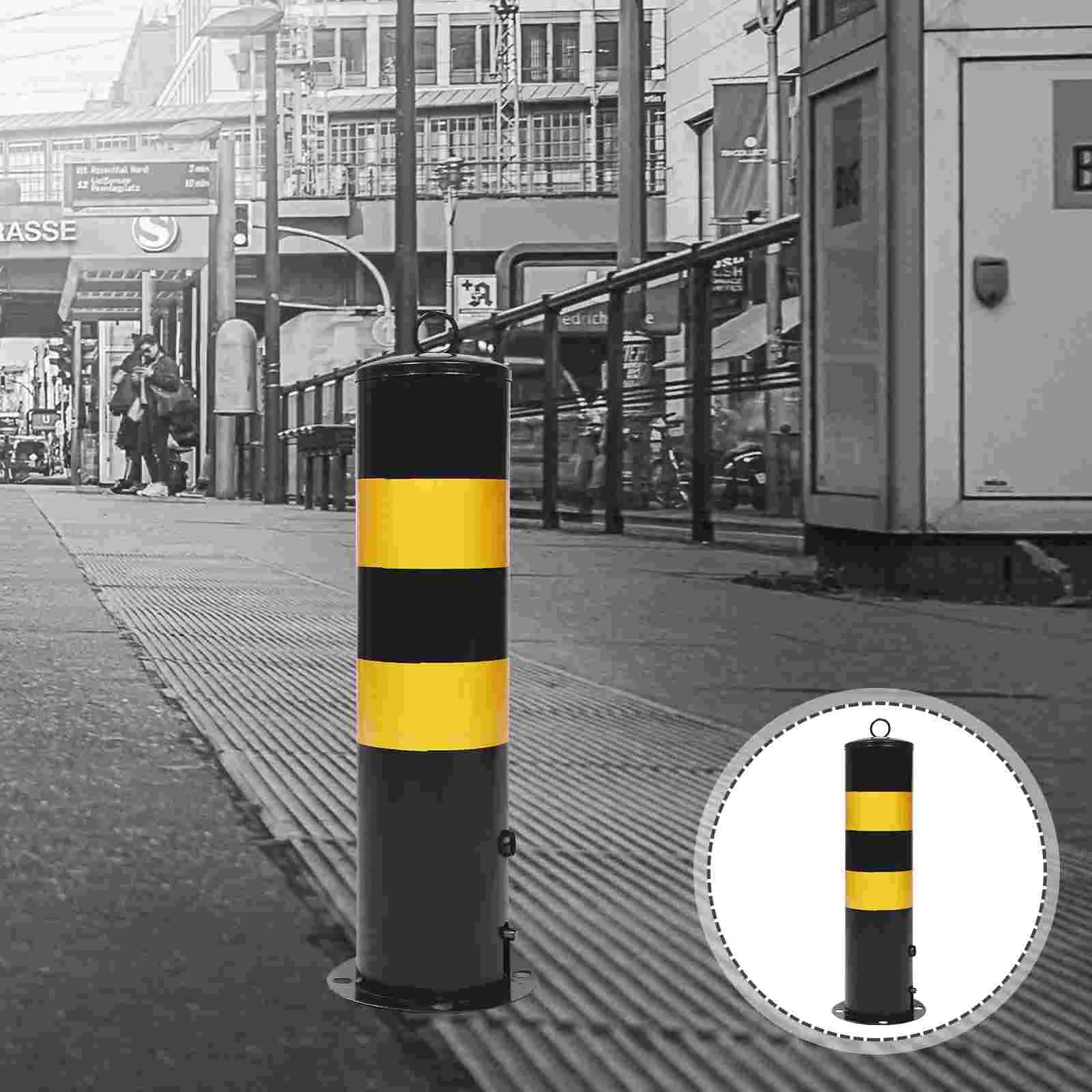 

Safety Barrier Parking Chain Key Driveway Security Garage Bollard Guard Traffic Chains Stop Cones Real Post Stops Building