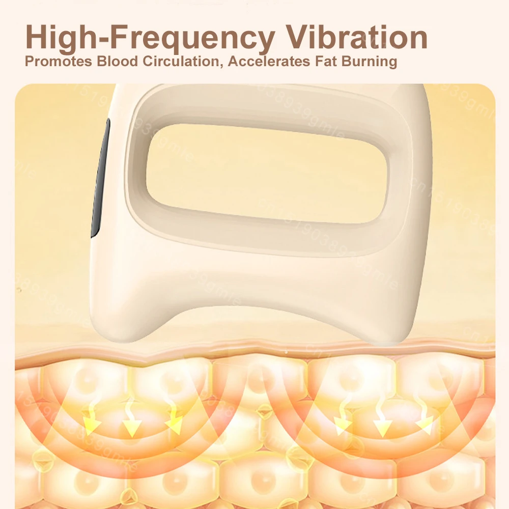 Electric Massage Gun Fitness Fat Burning Fat Removal Machine Muscle Relaxation Fascia Gun Ring Abdominal Body Shaping Massager