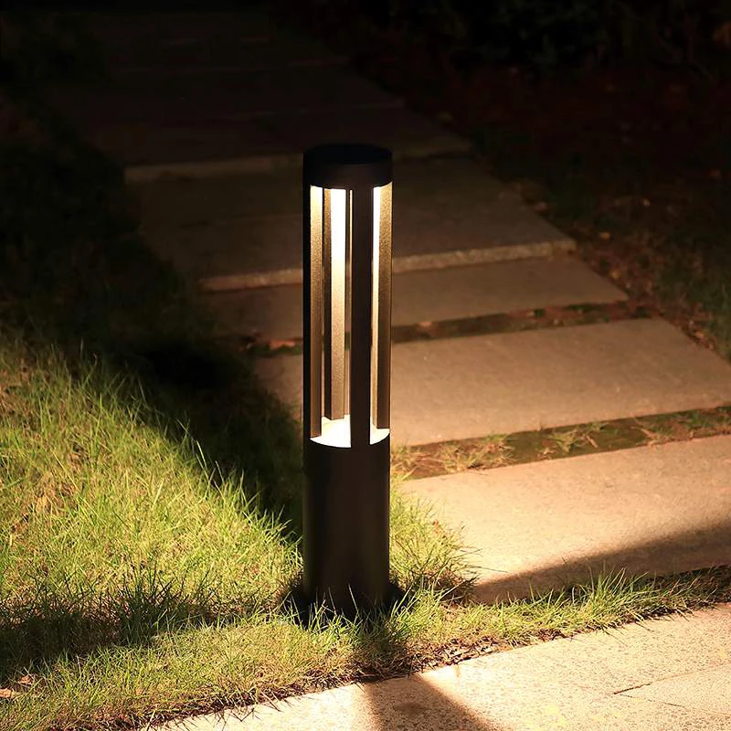 Outdoor Waterproof LED Lawn Lamp Nordic Villa Garden Landscape Lamp Die-Cast Aluminum Circular Lawn