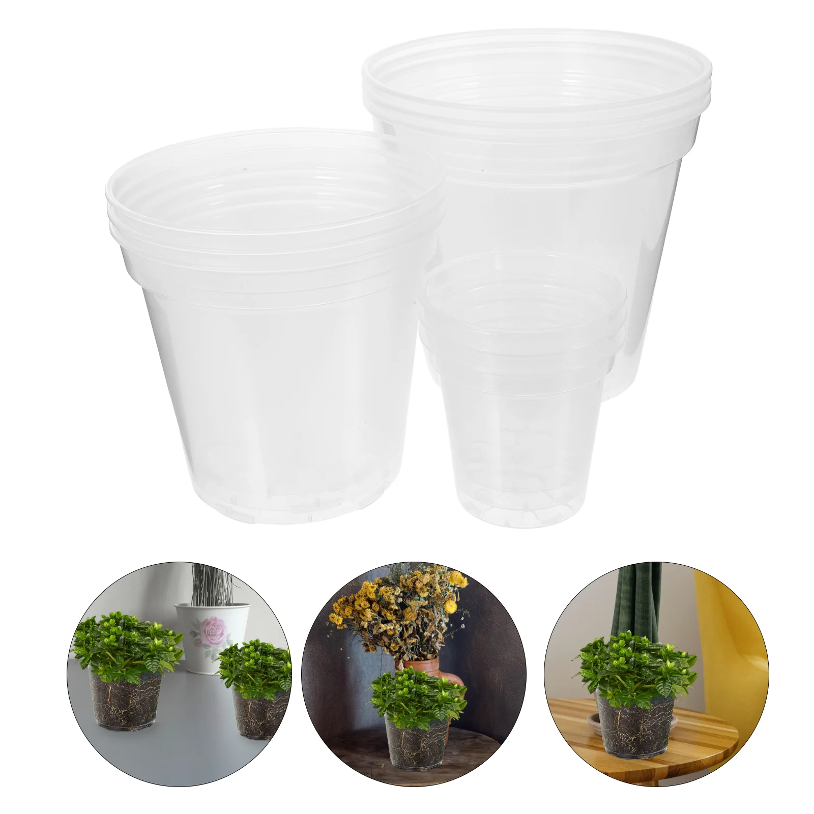 

Orchid Pots Holes Outdoor Clear Pots Orchids Pots Clear Orchid Pots Clear Plant Pots With Drainage For Plants Garden Home