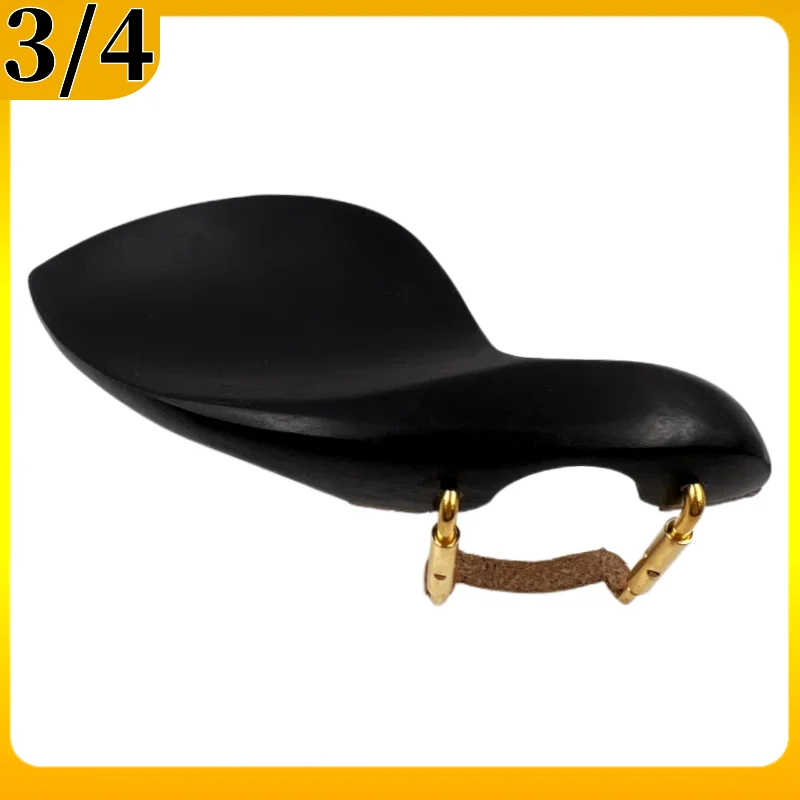 Adjustable Violin Chinrest with Silver/Gold Bracket and Quality Wood Finish