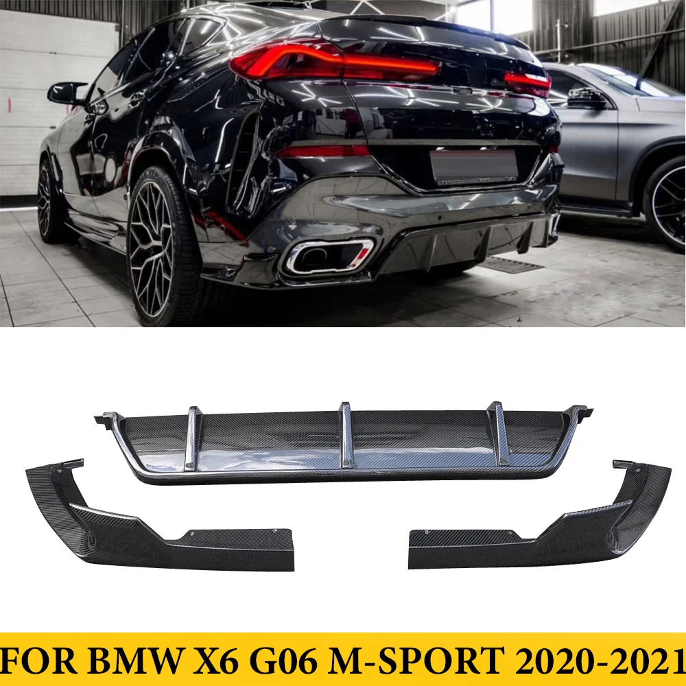 

Разветвитель спойлера из углеродного волокна для BMW X6 G06 M-Sport 2020-2021