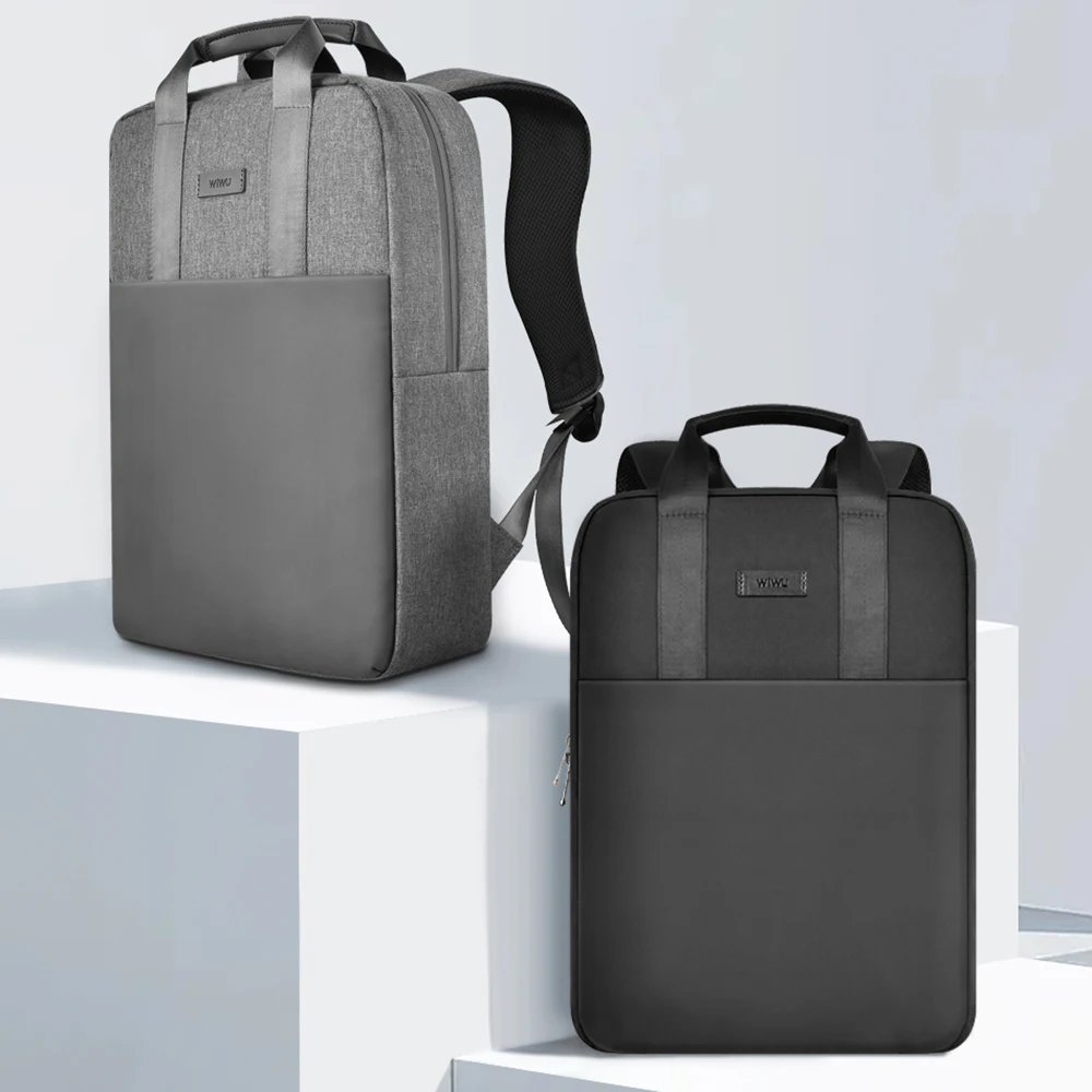 Wiwu-mochila Laptop Impermeável para Homens e Mulheres Mochila de Grande Capacidade para Macbook Air 15